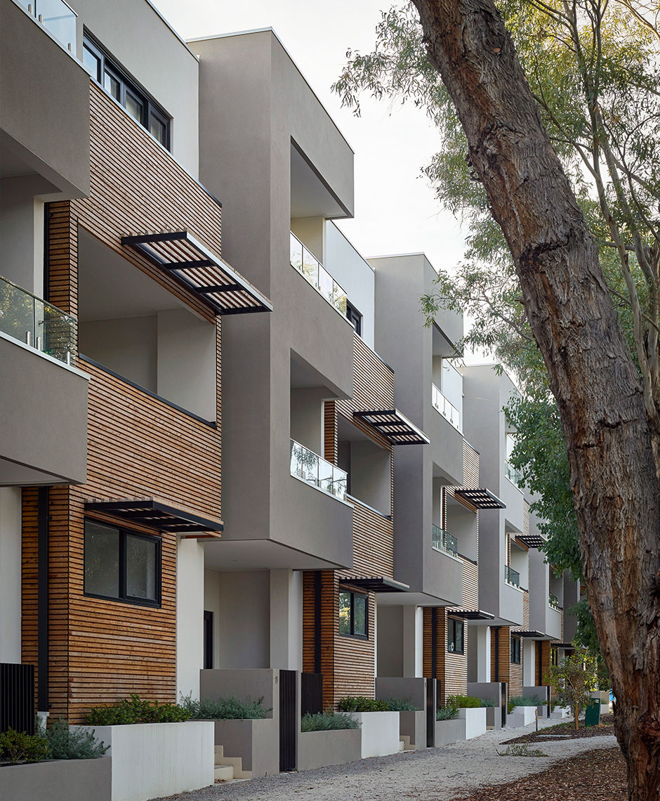 Townhouses project in Brunswick, VIC